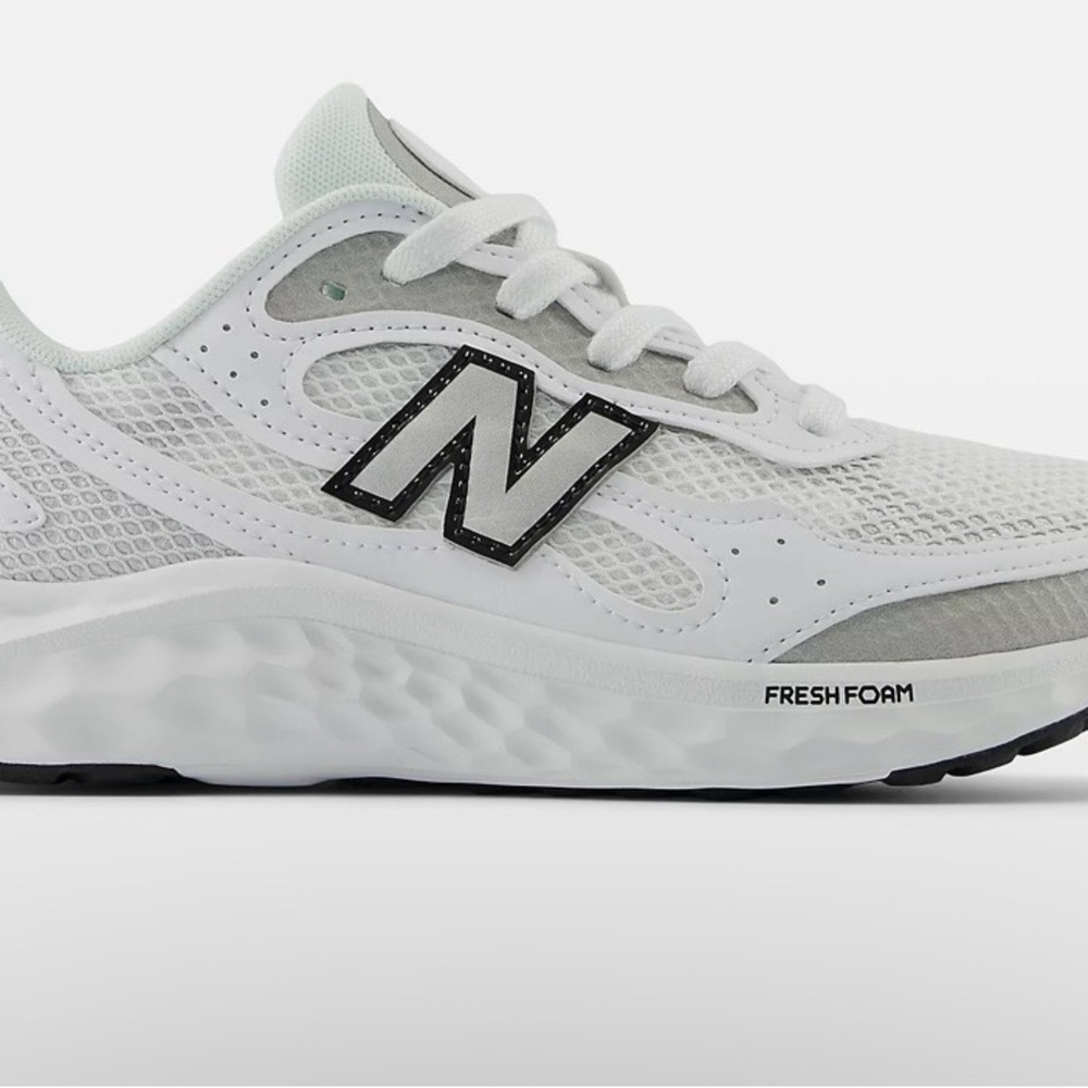 New Balance White and Gray Women's Sneakers